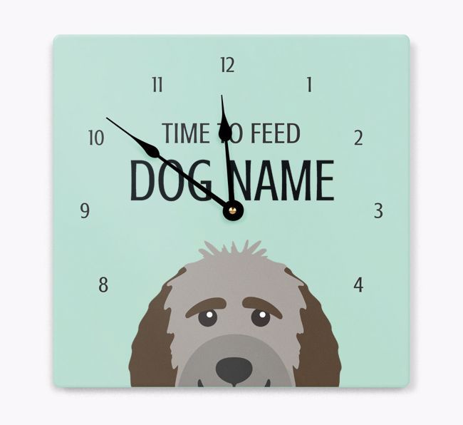 Tick Tock 'O' Clock: Personalised {breedFullName} Wall Clock